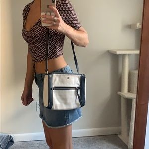 Navy Kate spade messenger bag